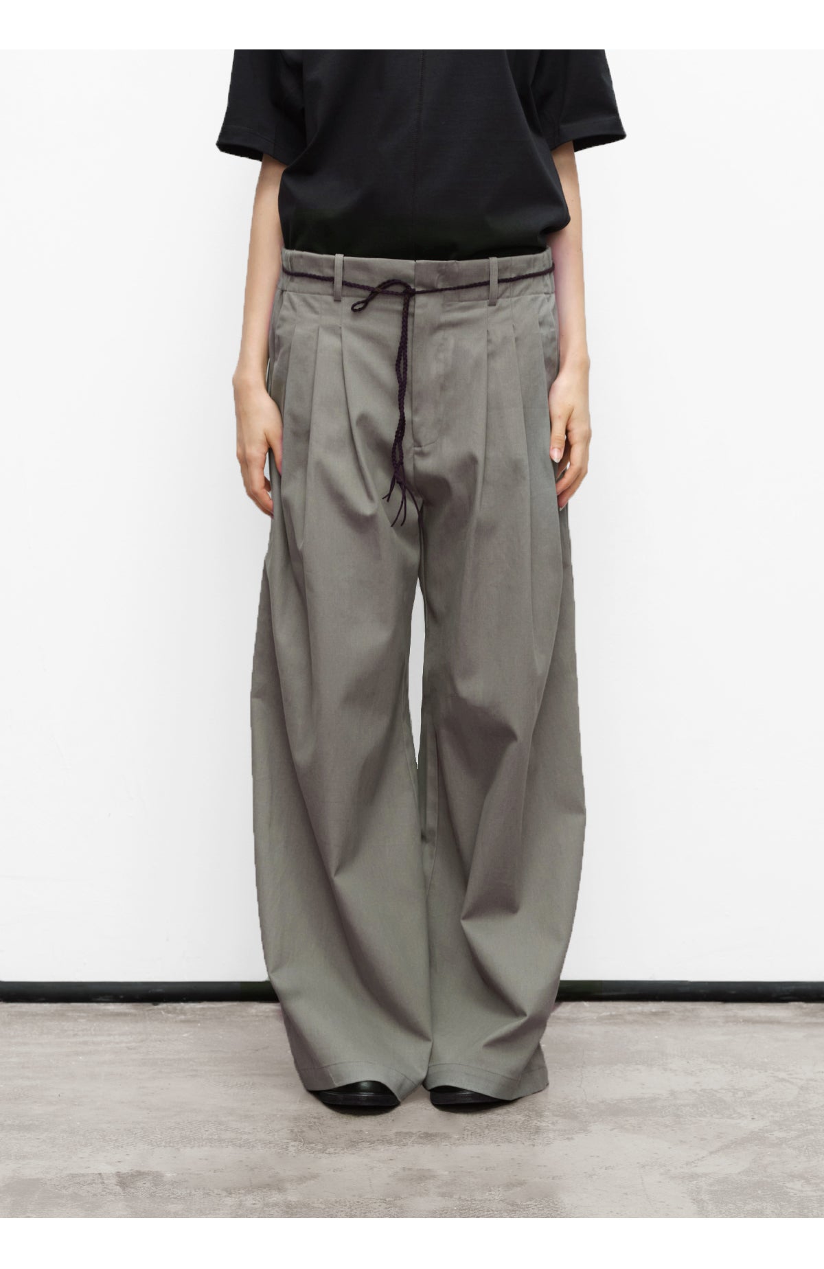 Elastic Waist Casual Pants