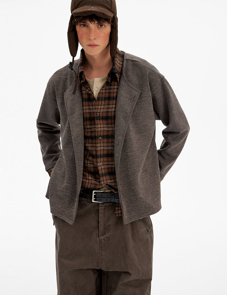 Patchwork Two-Piece Cardigan