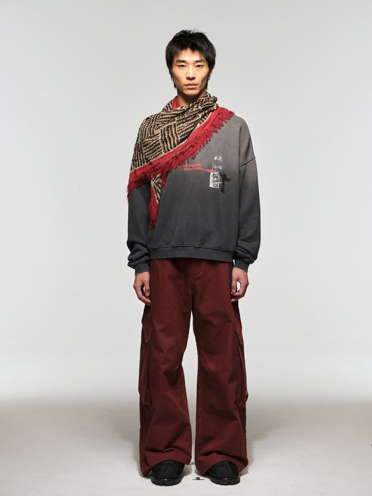 Wide-Leg Work Pants