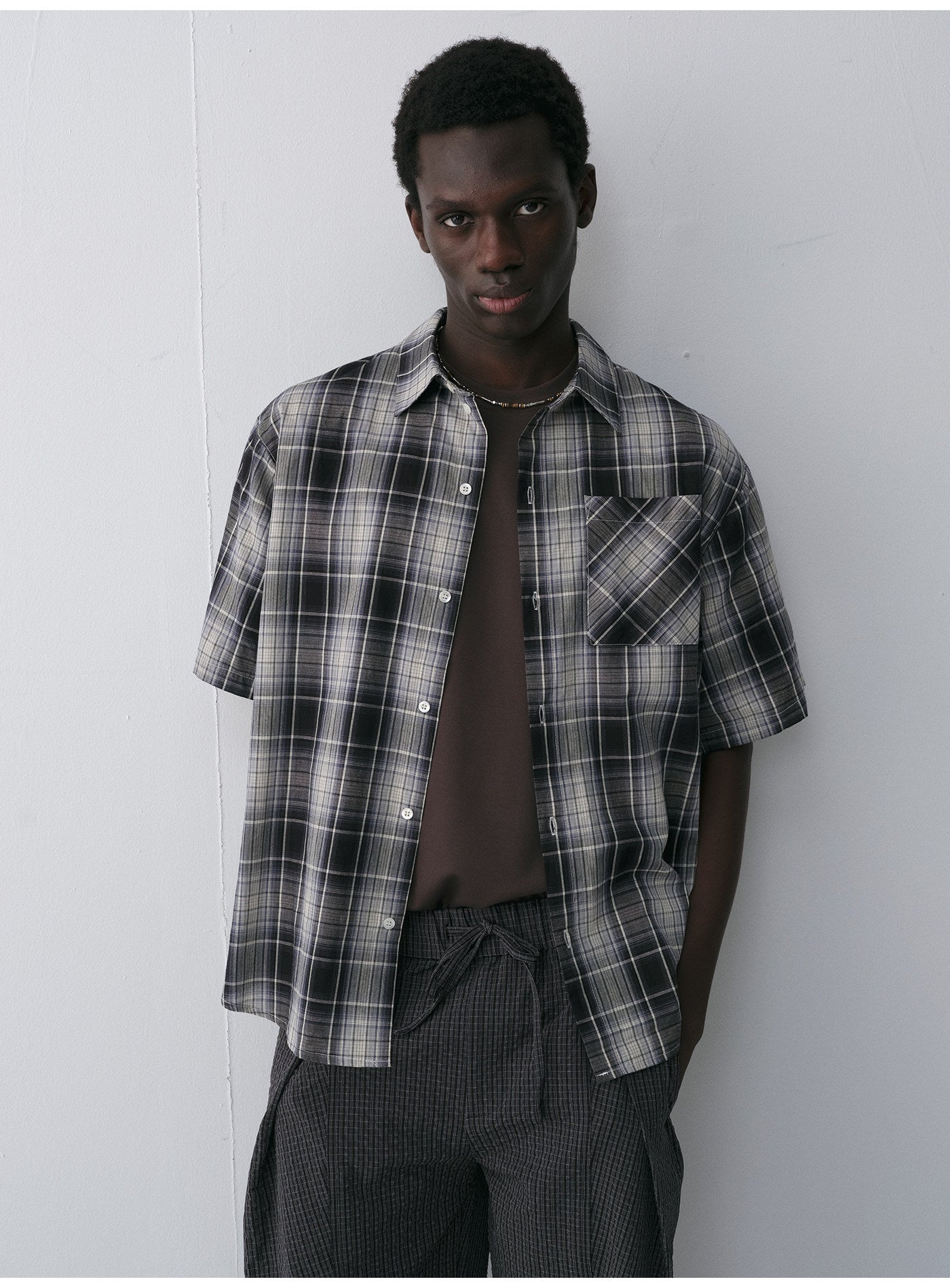 Checkered Shirt with UV Protection