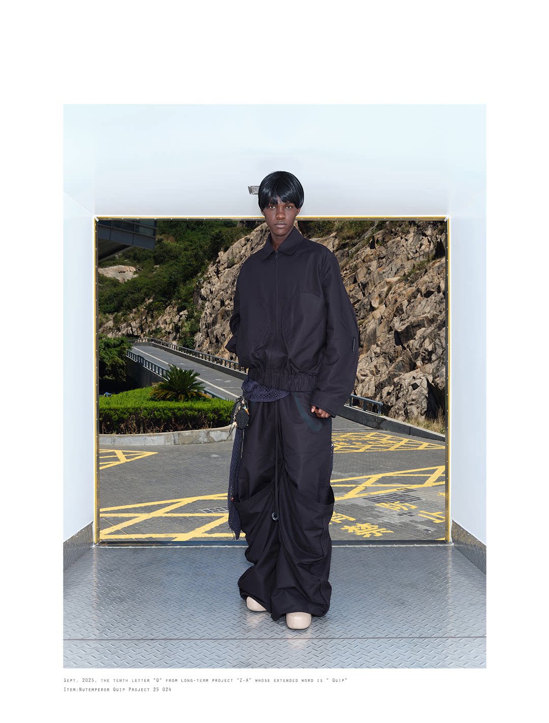 Elastic waistband casual pants