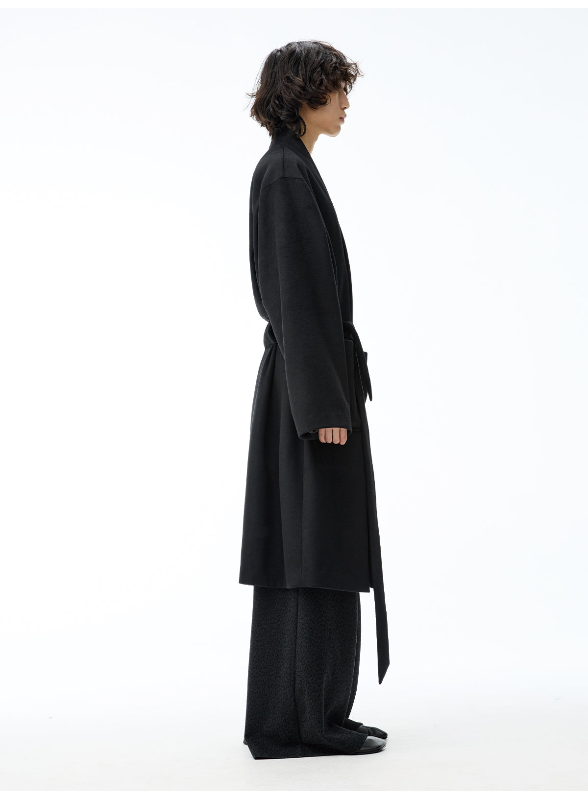 Crossover Design Long Coat