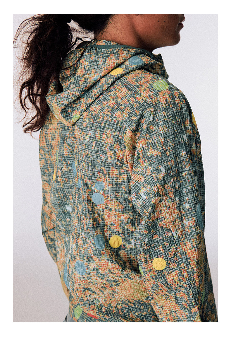 Bionic Surface Check Pattern Jacket