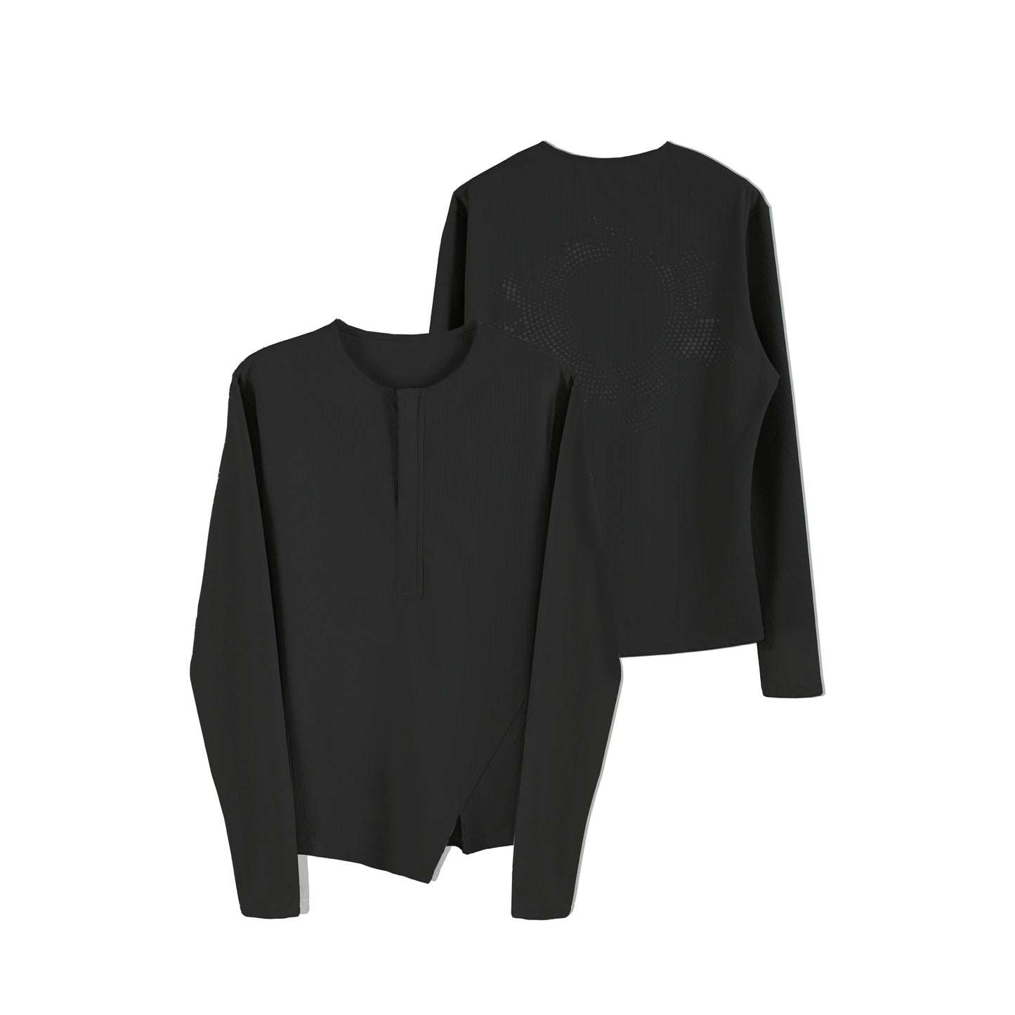 Quick Dry Straight Shoulder Waist T-Shirt