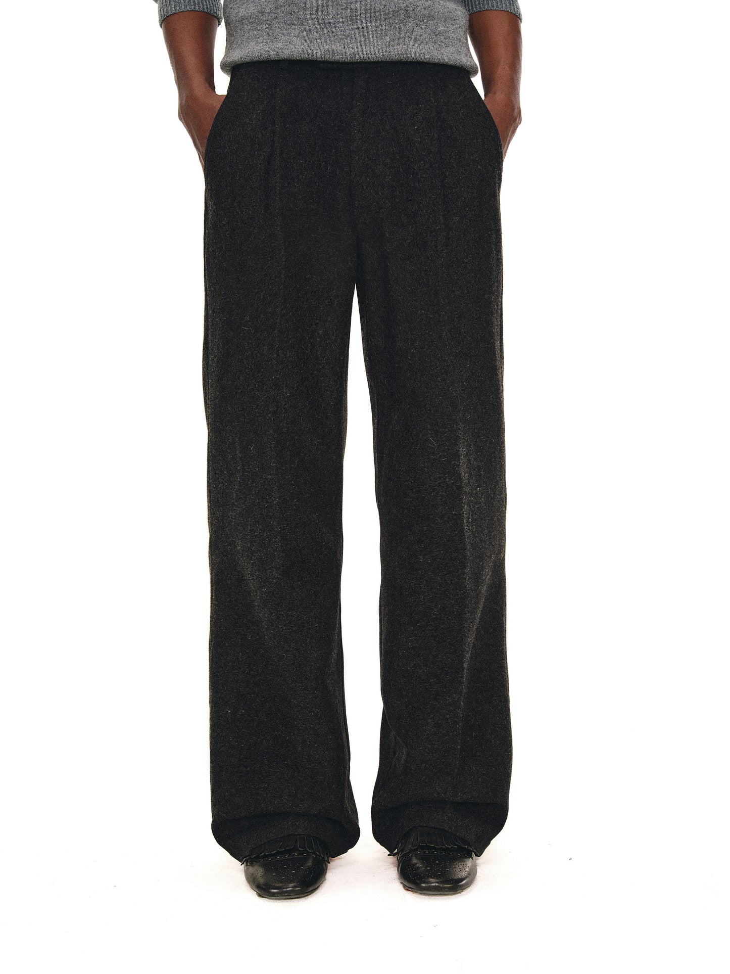 100% Wool Casual Pants