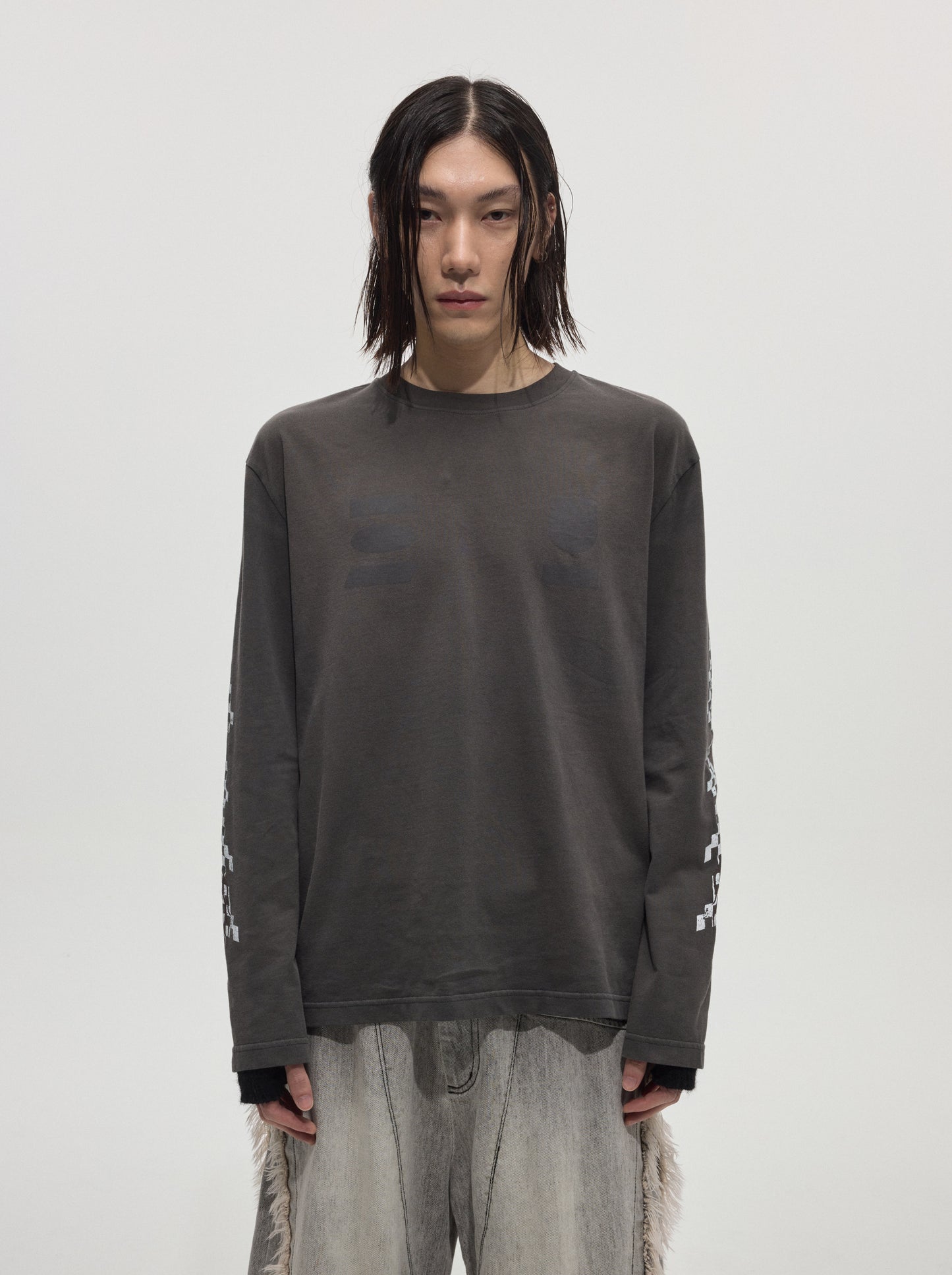 Racing Print Washed T-Shirt