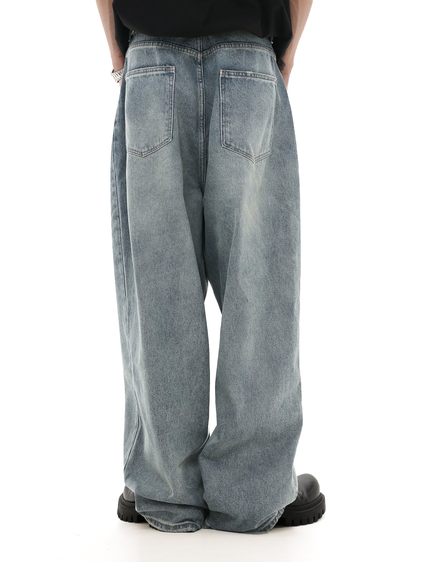 Old Draped Jeans