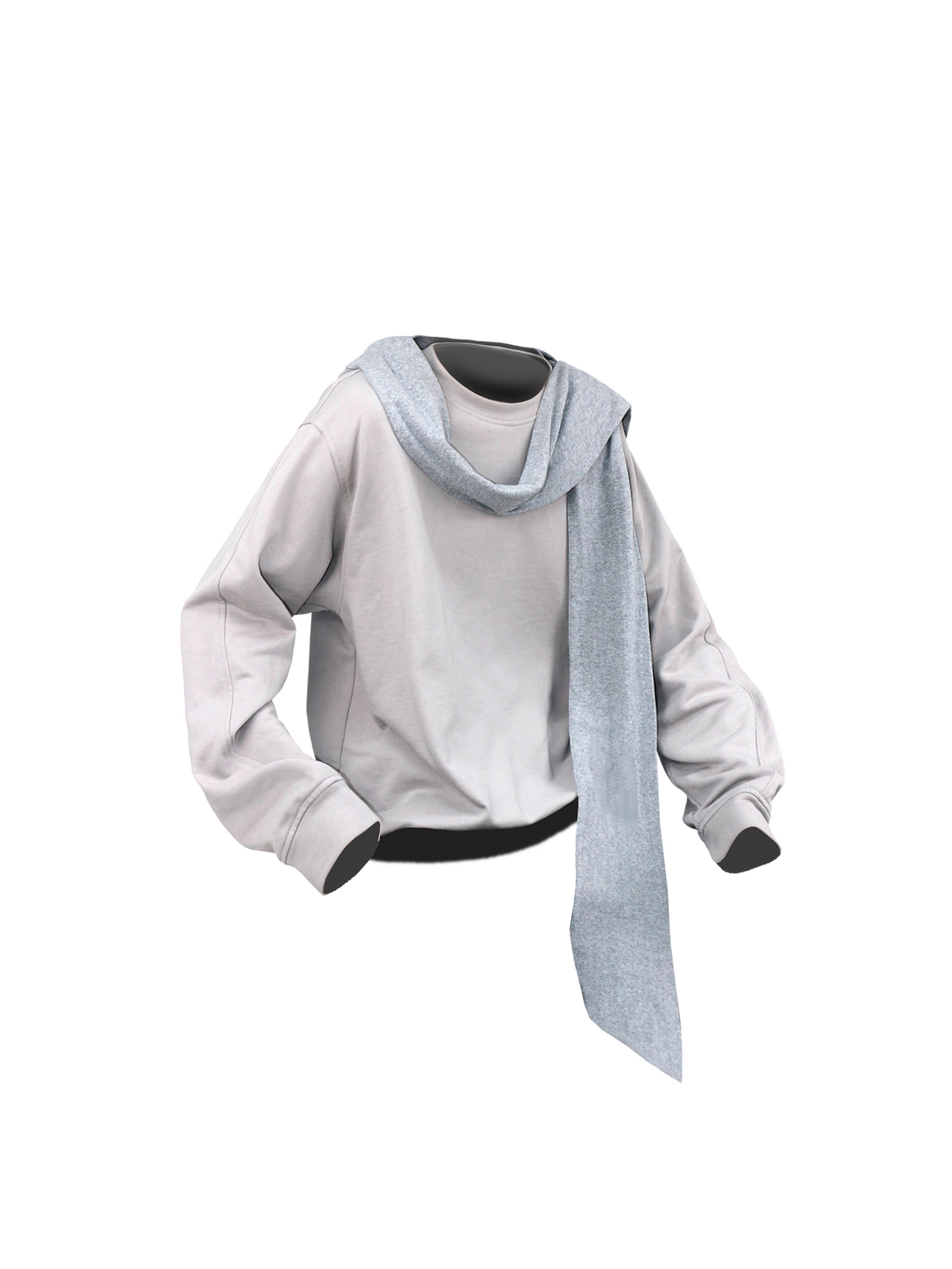 Casual Round-Neck Pullover Sweatshirt