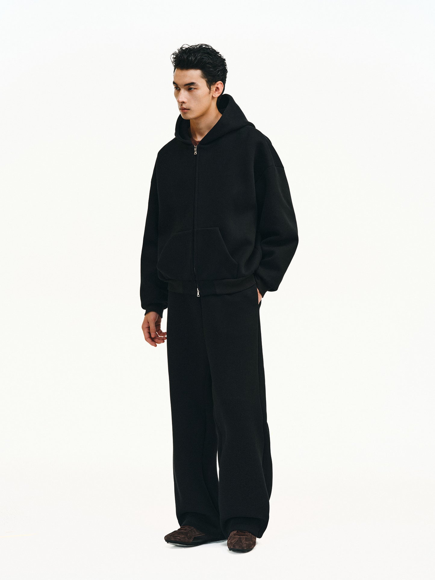 Heavy-textured sweatpants