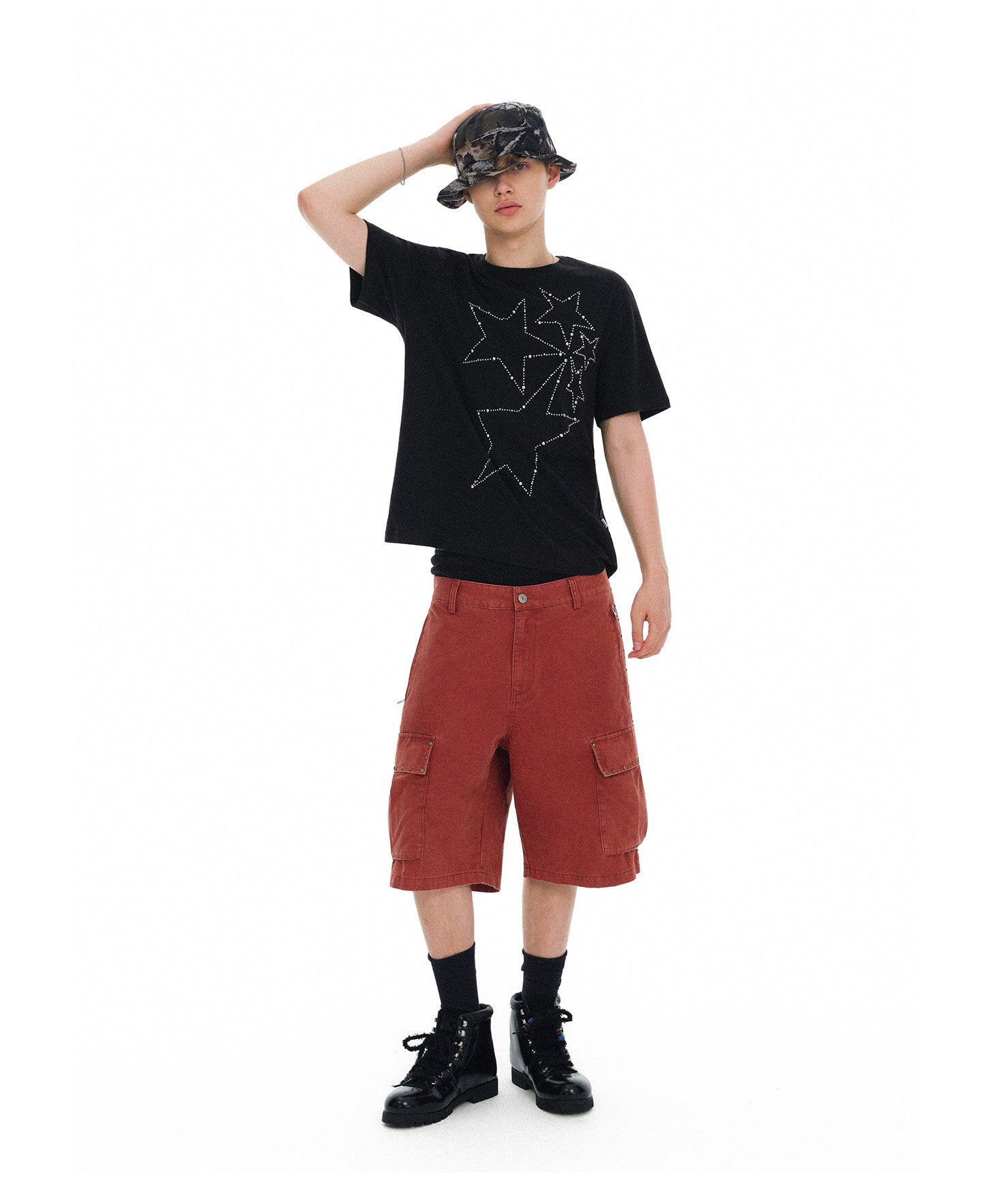 Hot Diamond Round-Neck T-Shirt
