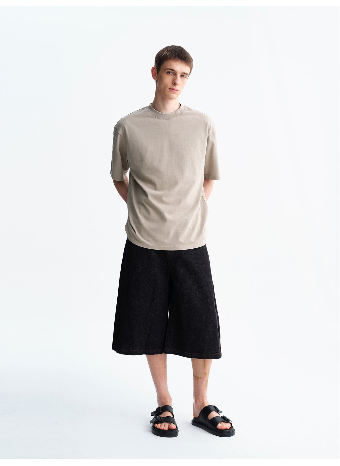 Distressed Cotton T-Shirt
