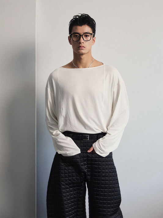 Relaxed Off-Shoulder T-Shirt