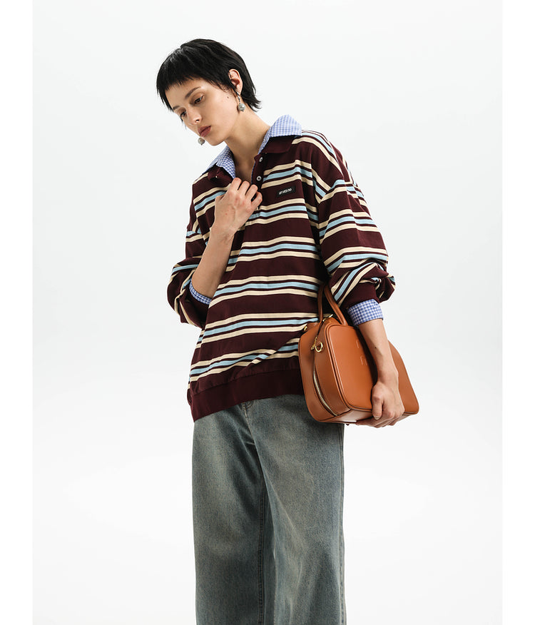 Retro College Polo Shirt