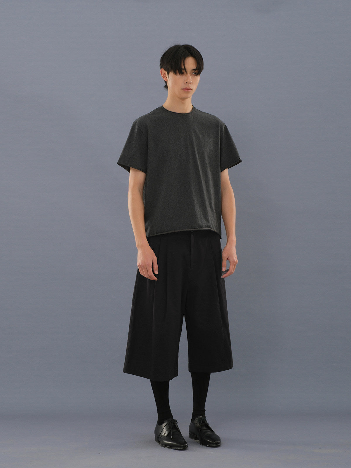 Rolled-Edge Cotton T-Shirt