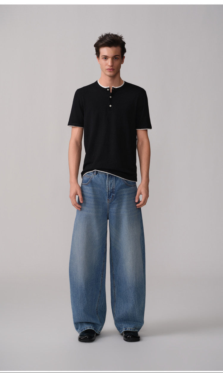 Vintage Washed Scimitar Jeans