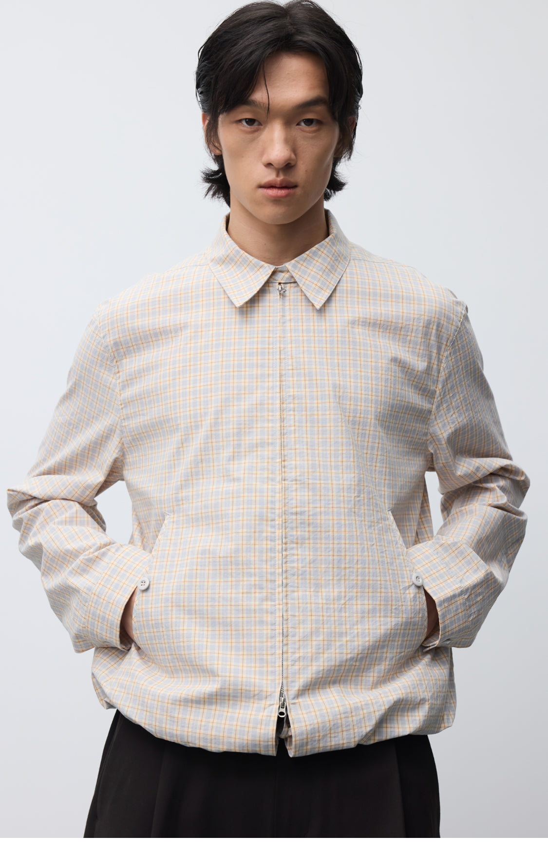 Double Head Metal Zipper Jacket