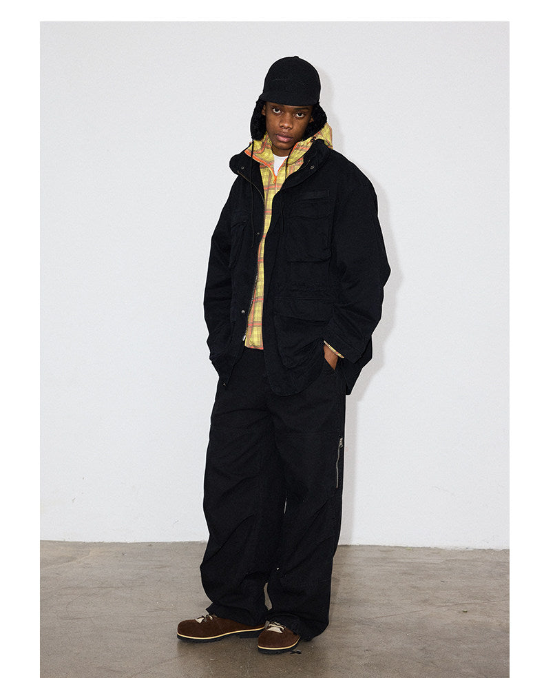 Distressed Finish 4-Pocket Jacket