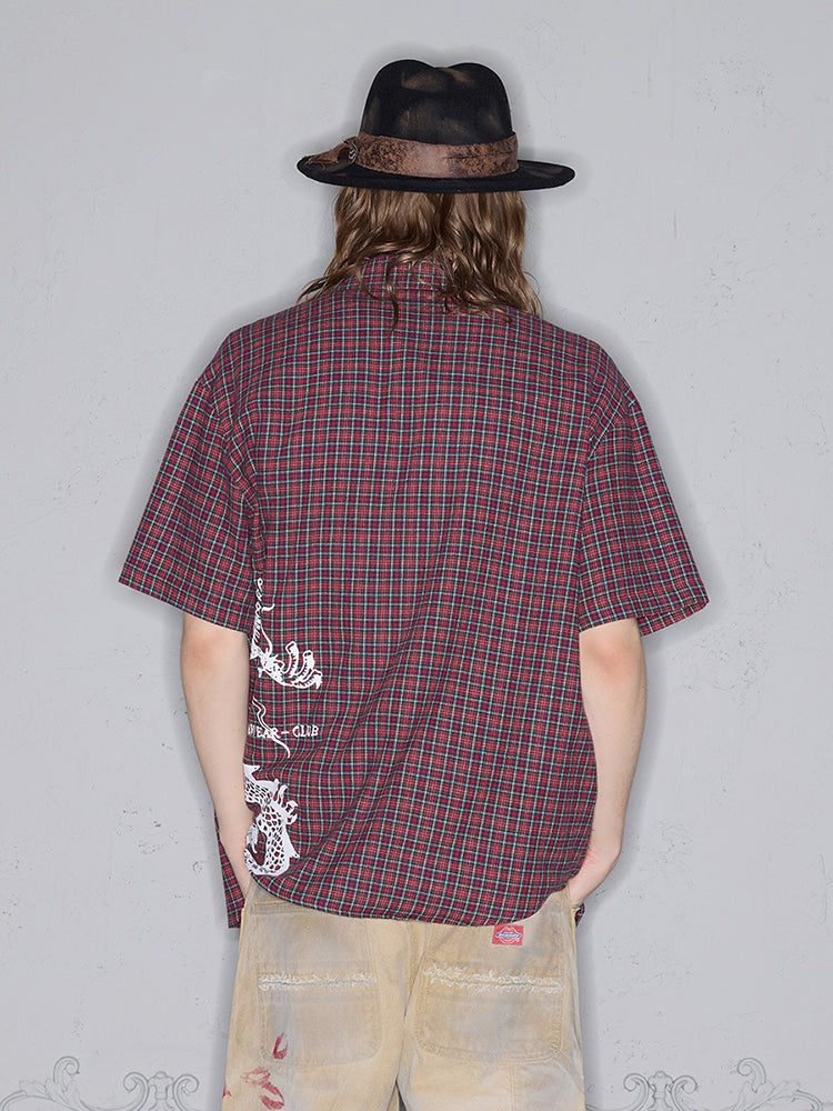 Retro Character Print Shirt