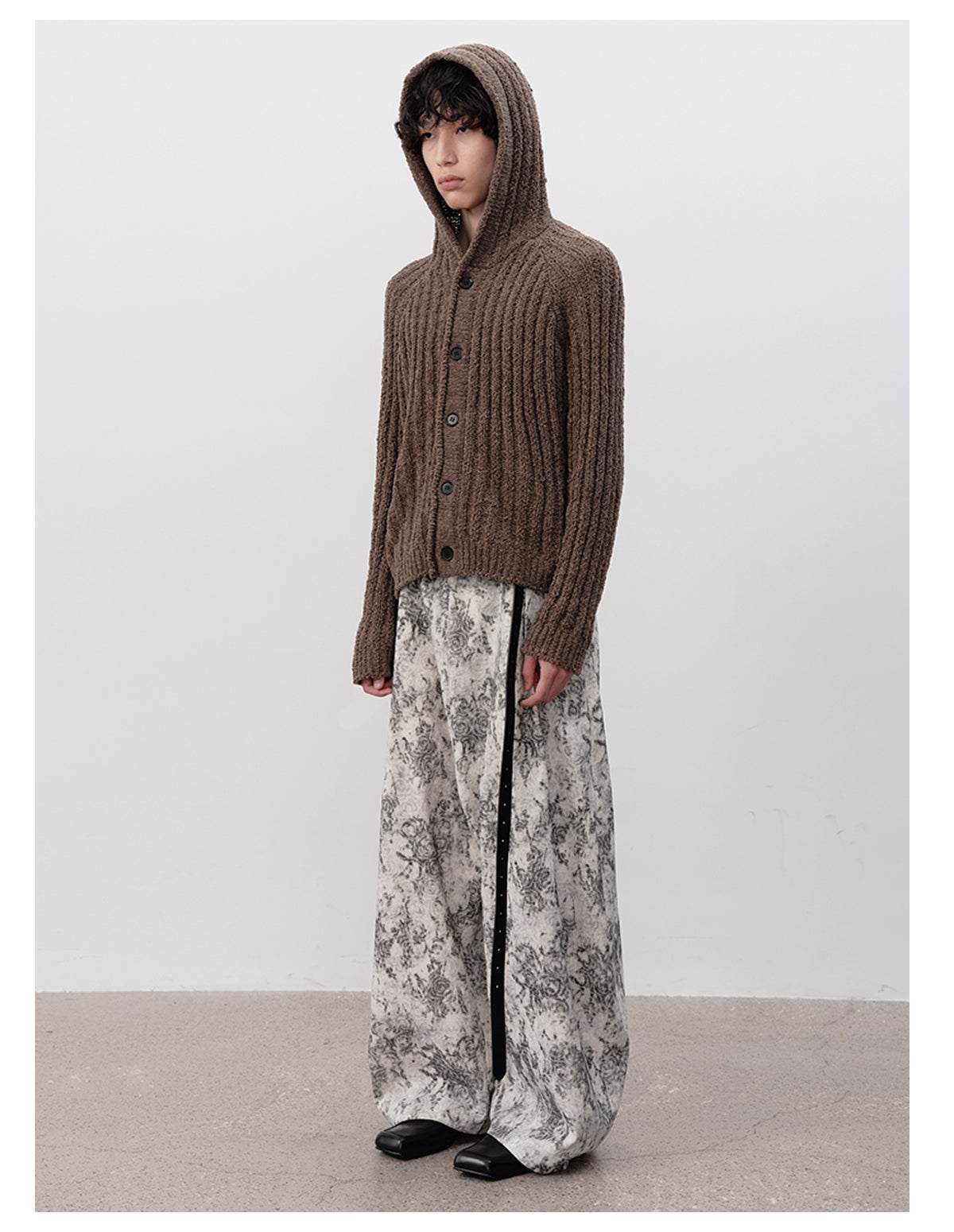 Ripple Jacquard Casual Pants