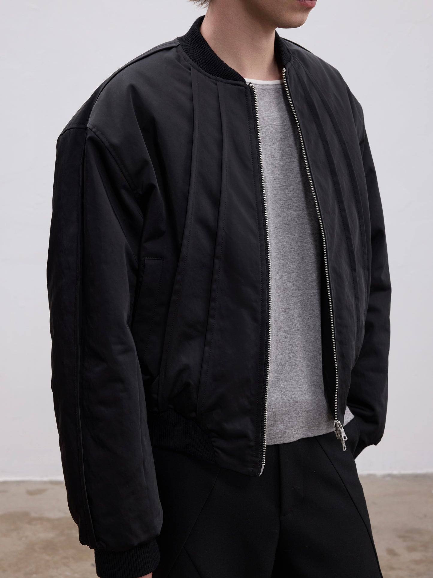 Nylon Bomber Jacket