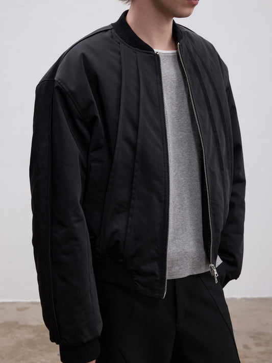 Nylon Bomber Jacket