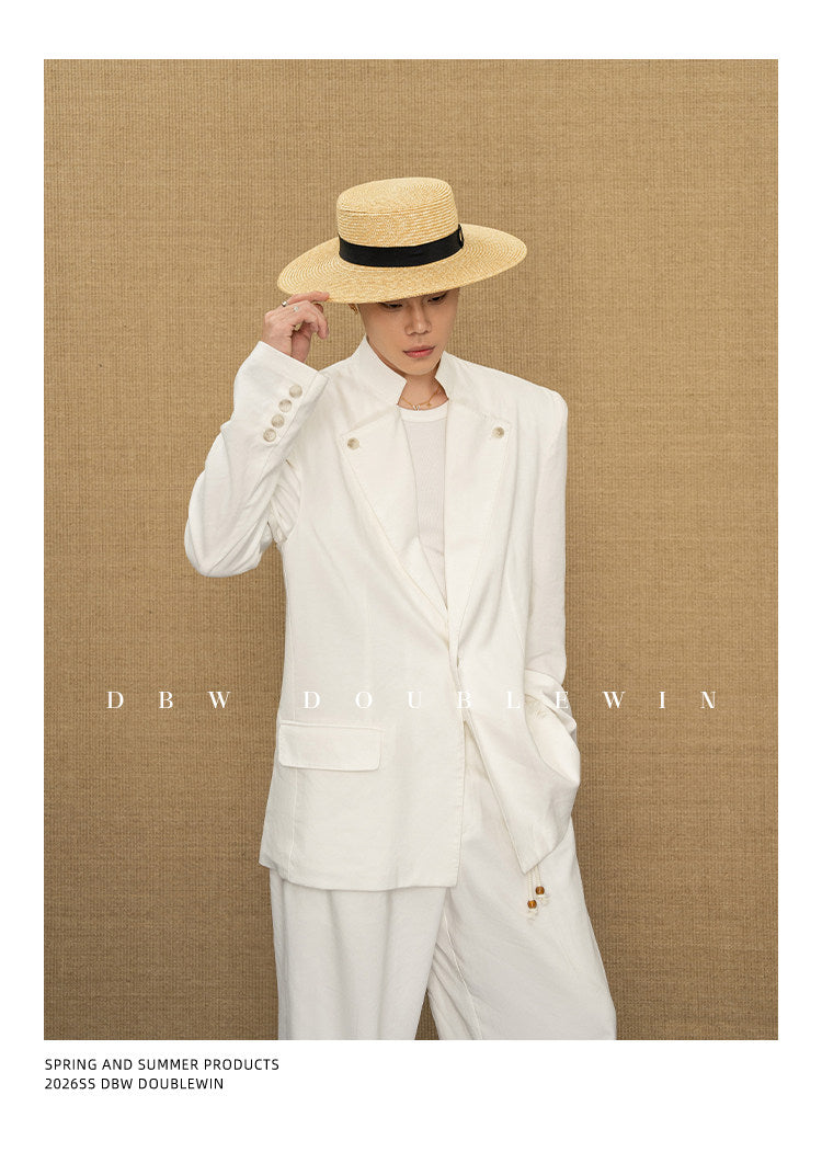 Tencel and Linen Blend Jacket