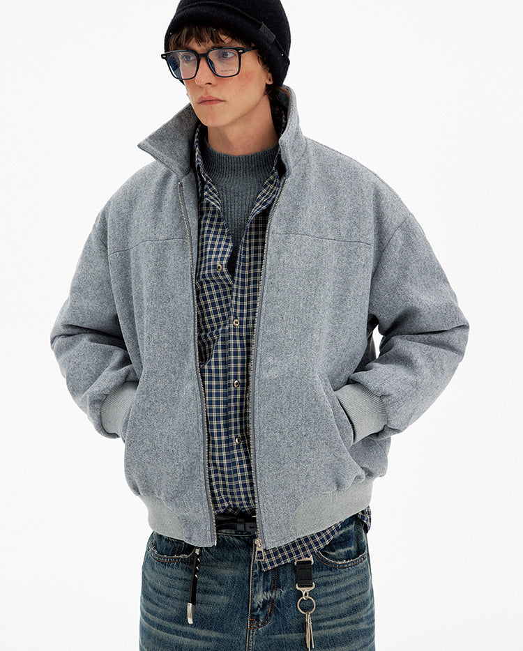 High-End Style Stand Collar Coat