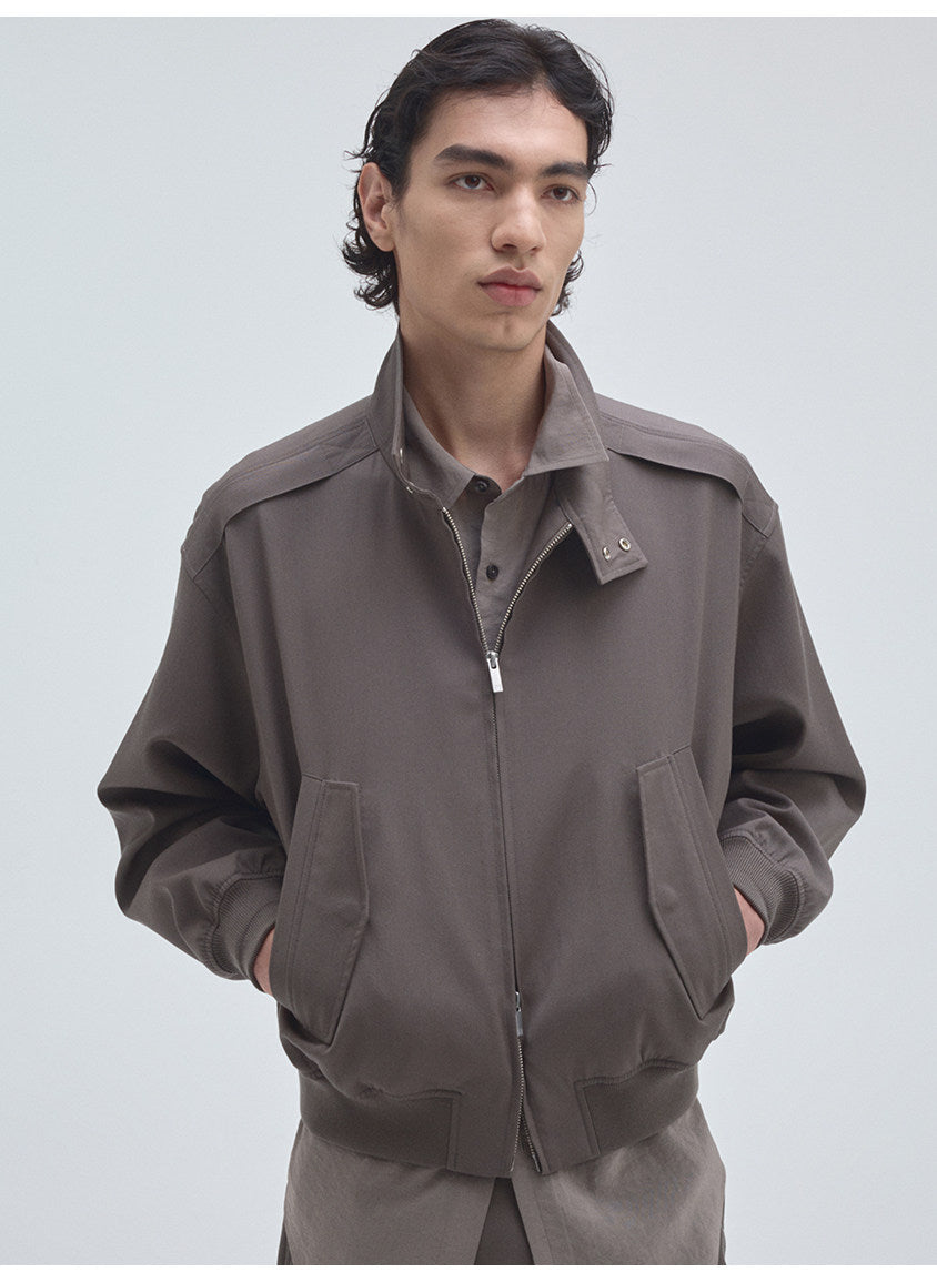 Double-Pocket Classic Harrington Jacket