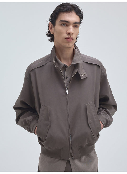 Double-Pocket Classic Harrington Jacket