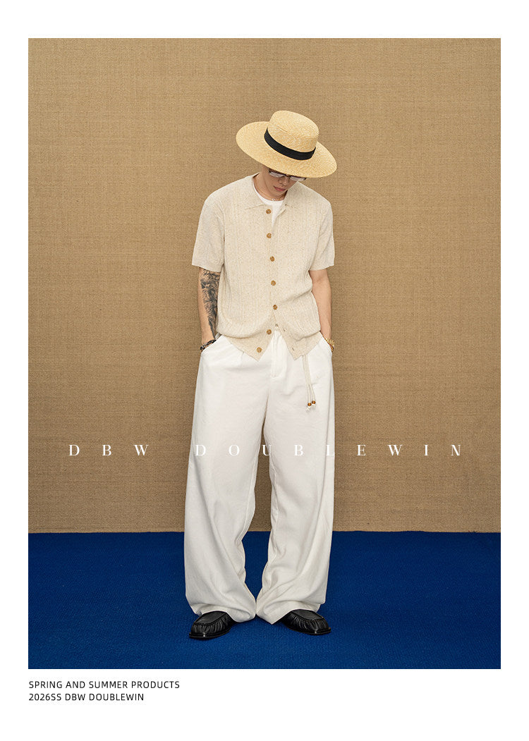 Drape-style Casual Pants