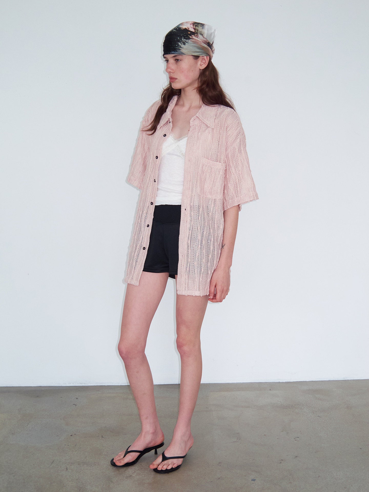 Hollow Crochet Shirt
