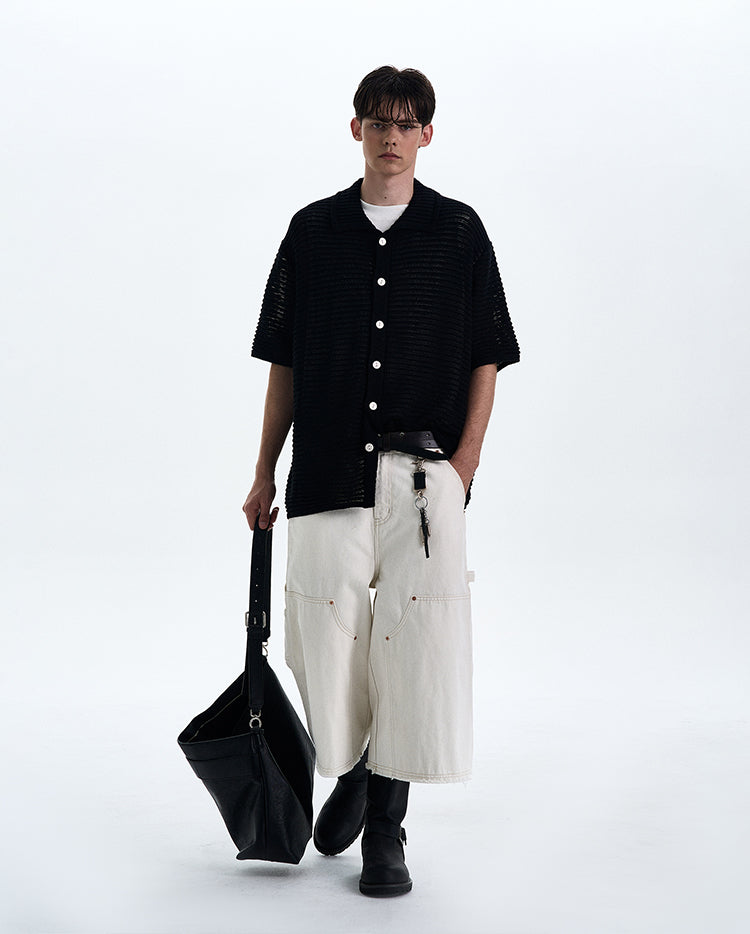 High-end hollow knit