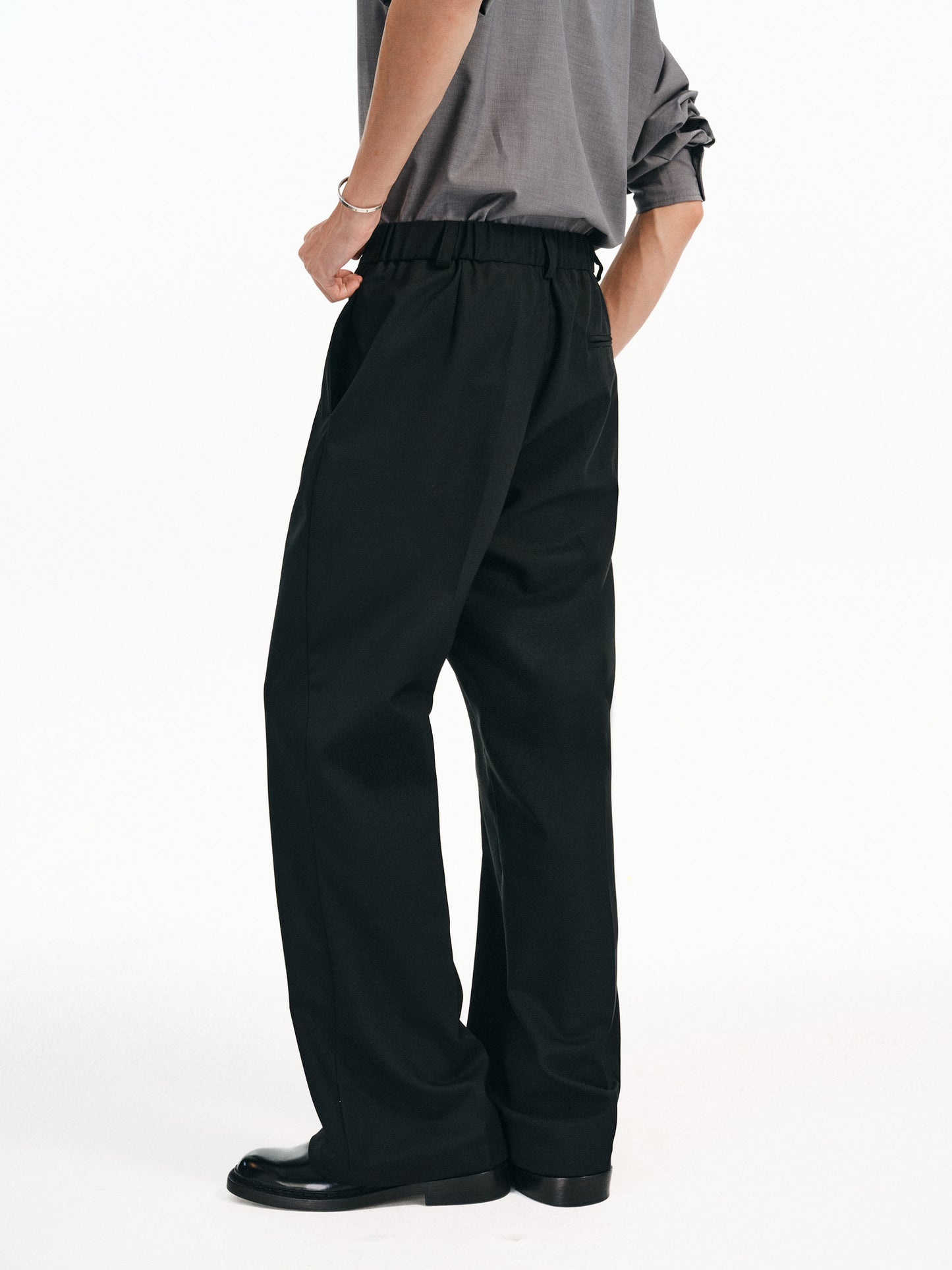 Merino Wool Straight Leg Pants