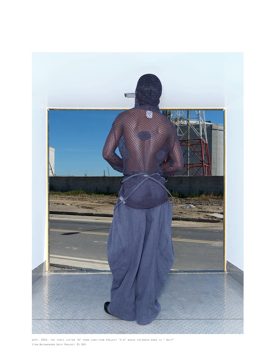 Irregular Cut Wide Leg Pants