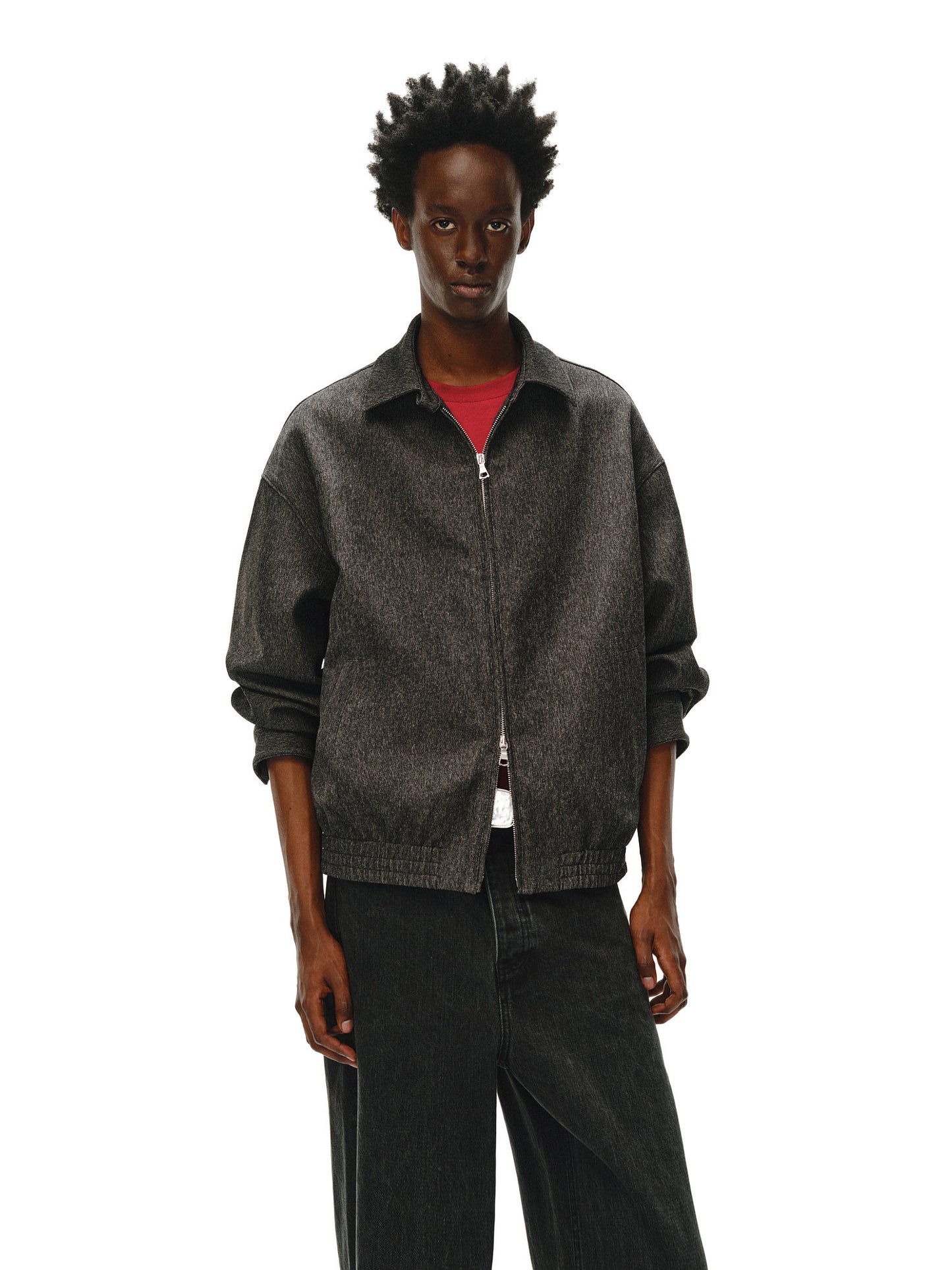 Snowflake Texture Lapel Jacket