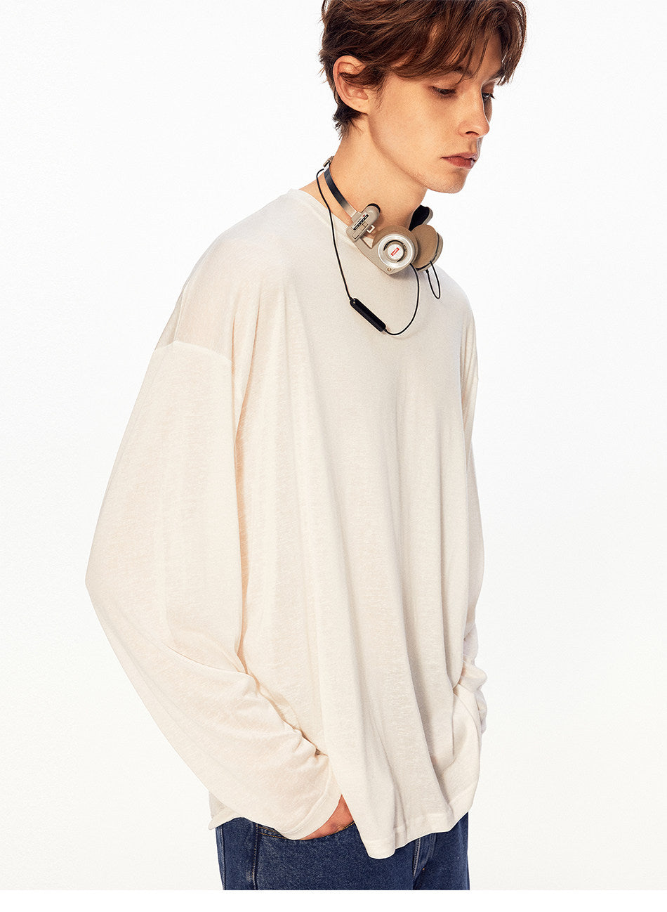 Vintage-Style Lyocell T-Shirt