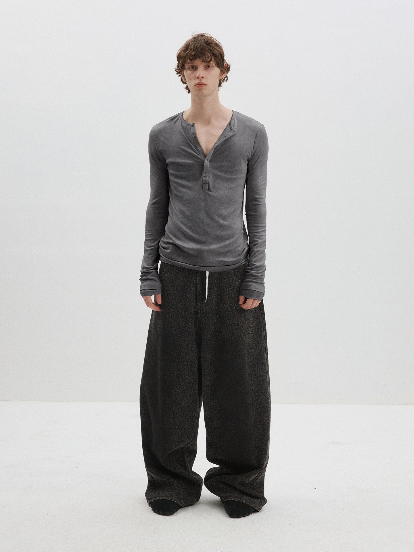Slim-Fit Stretch Knit Sweater