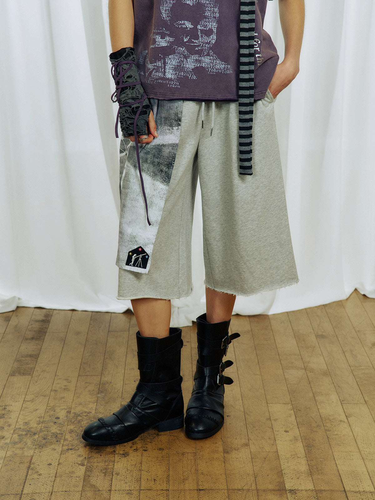 Drawstring Waist Shorts