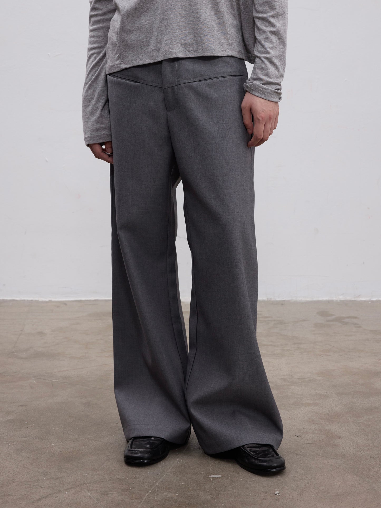 A-Line Front Pocket Casual Pants