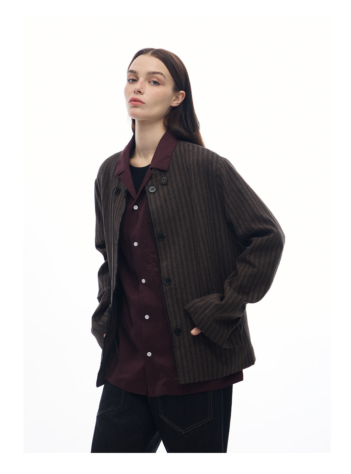 Striped Patchwork Jacket