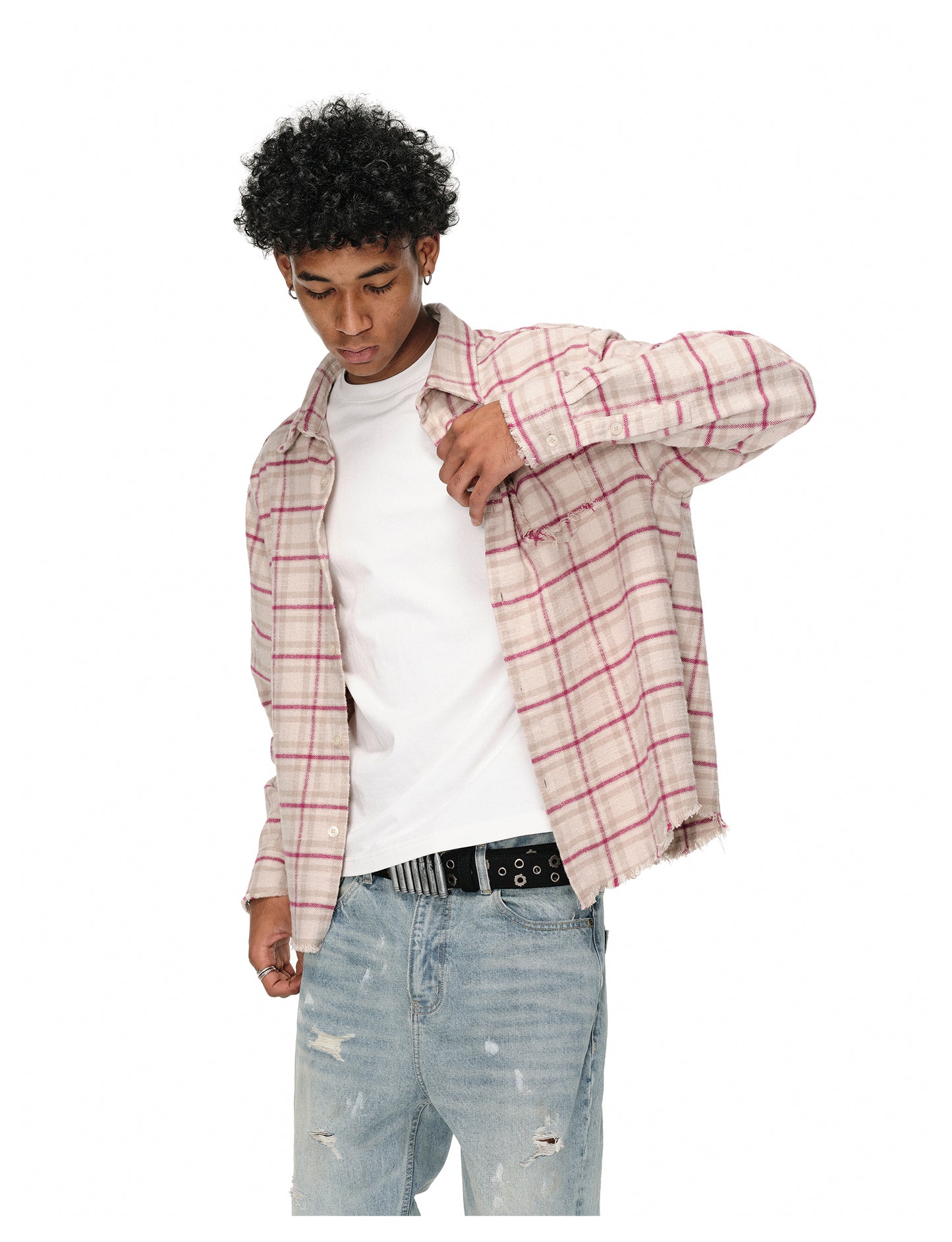 Destroyed Edge Check Shirt