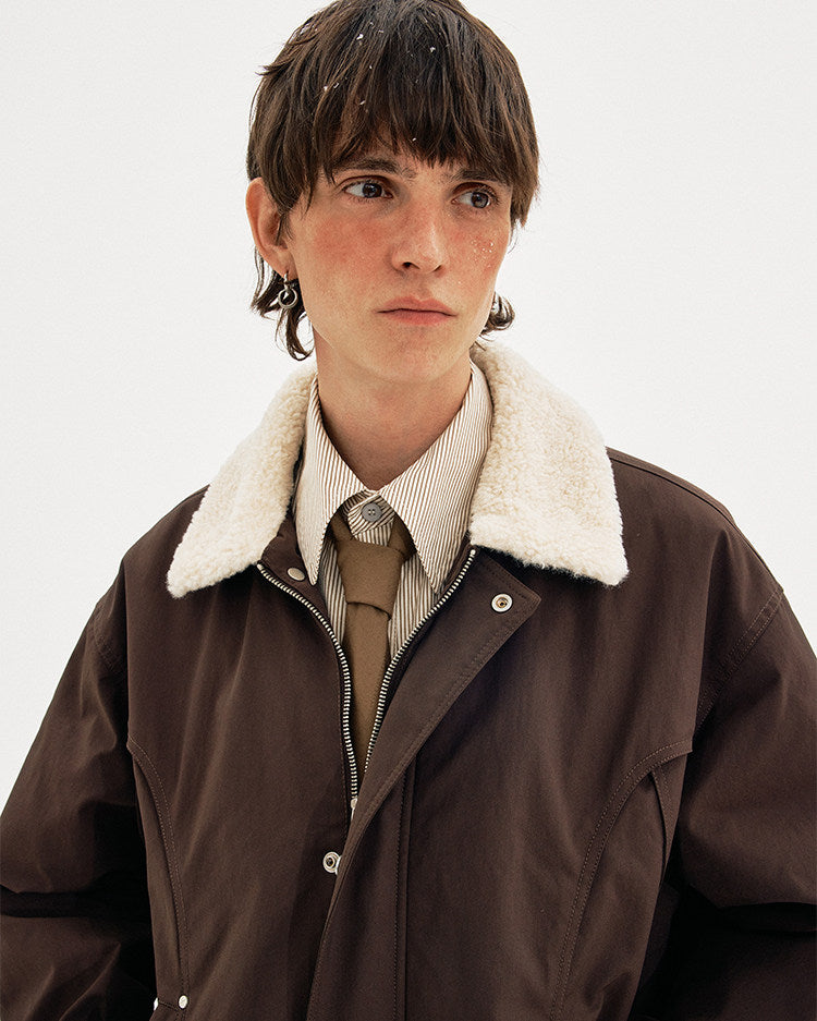 Unisex Retro-Style Casual Down Jacket