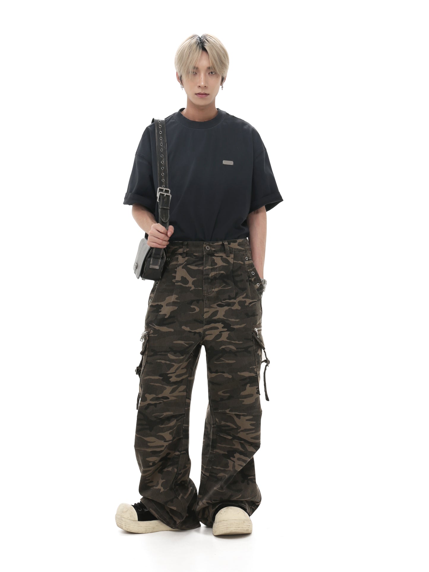 Straight Loose Camouflage Casual Pants