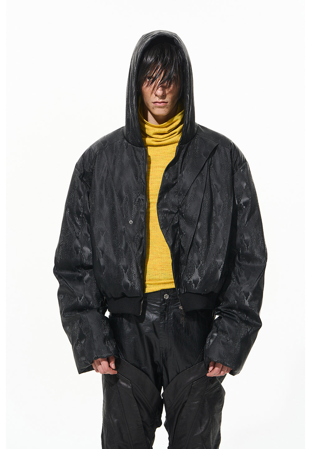 High-end series hooded cotton jacket