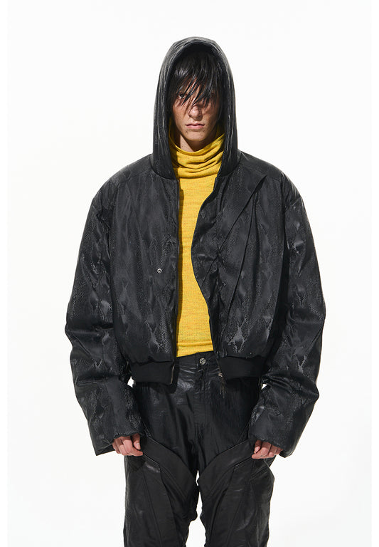 High-end series hooded cotton jacket