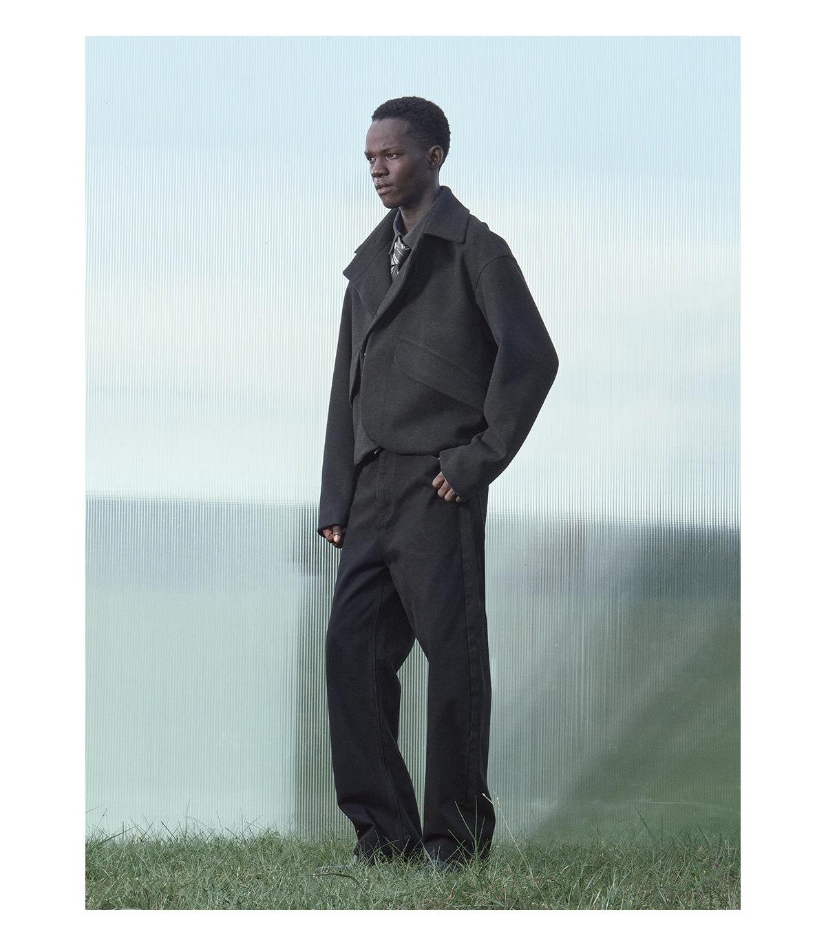 Asymmetrical Pocket Jacket