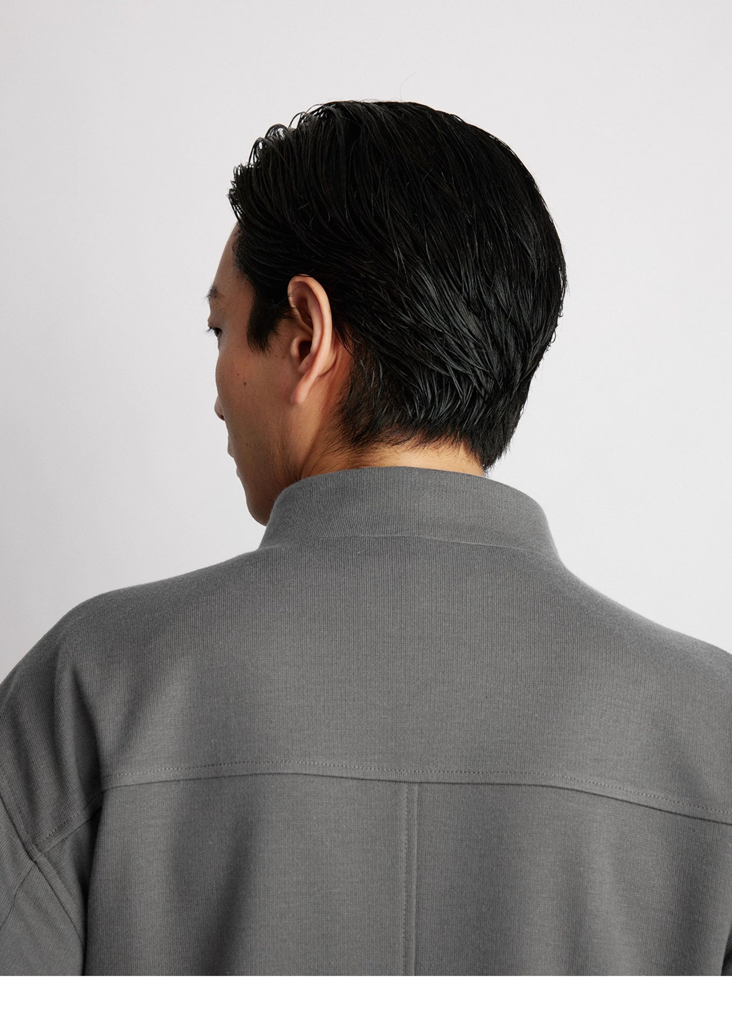 Wool Blend Zipper Jacket