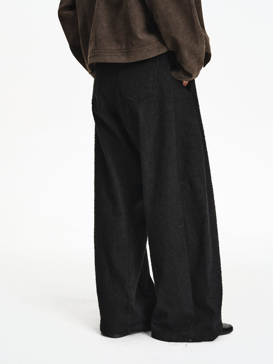 Custom-Woven Twill Casual Pants