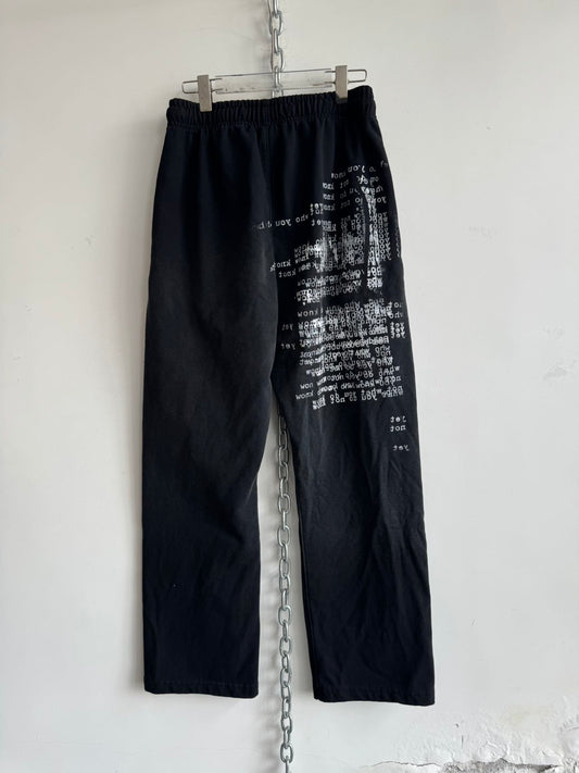 Spray-dyed unisex sweatpants