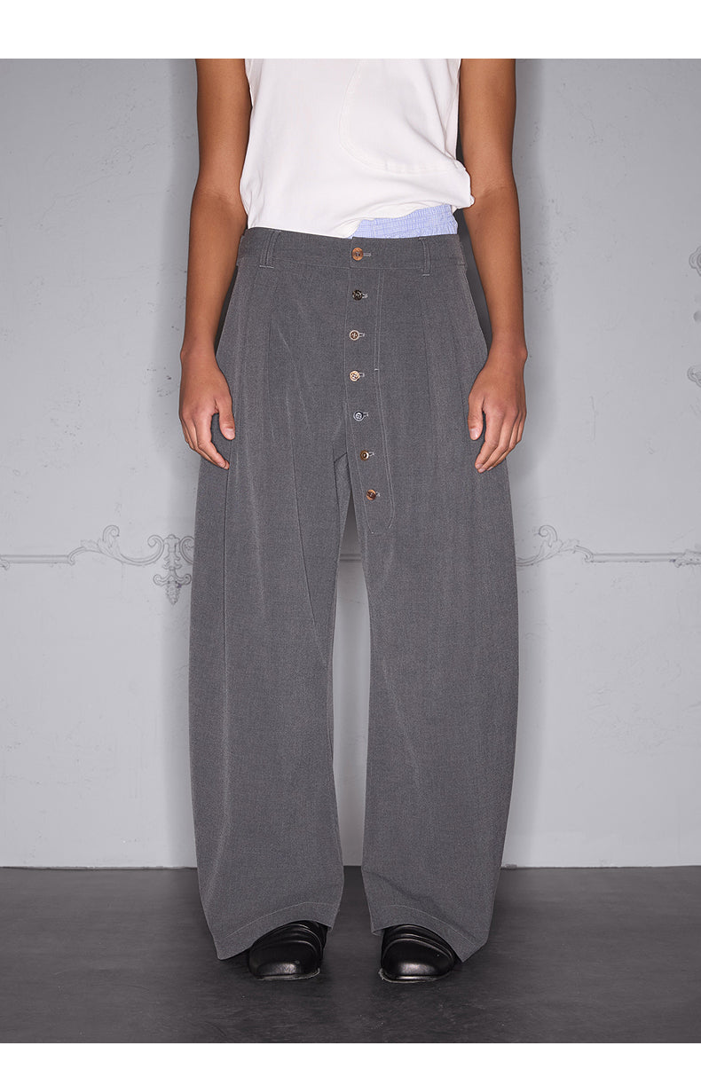 Pleated Casual Pants